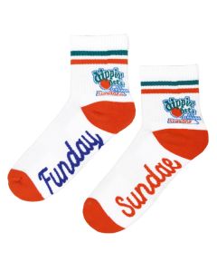 Dippin' Dots Sundaes Quarter Crew Socks